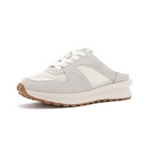[포멜카멜레] 천연 소가죽 레이스업 아이보리 뮬 스니커즈 5CM (FIY1F1SW022C2
