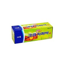 크린랩 알뜰지퍼백 22x27cm 50매 위생비닐팩 슬라이딩, 알뜰지퍼 22x27 50매, 알뜰지퍼백22x27 50매