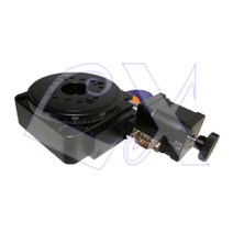 NT02RA100 정밀 로터리 테이블 전기 앵글 스테이지 웜기어 알루미늄 합골드