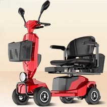 경량 전동휠체어 자동 접이식 장애인 노인 노인전동차, 250W12A 배터리/약 35KM용 24V