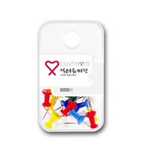 칼라 슈파핀 압정 고정핀 푸시핀 메모클립 게시물꽂이 카드링 옷핀 사무 용품 장구 실