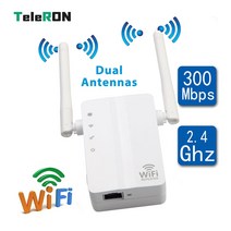 TEROW WiFi 리피터 무선 신호 증폭기 300M 범위 확장기 2.4G Repetidor wifi 802.11N/B/G 부스터 AP/WPS, 02 US_01 White