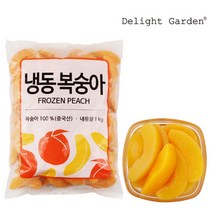 딜라잇가든 [딜라잇가든]냉동 복숭아(슬라이스) 1kg x 10, 10개