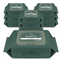 담다 대용량 캡형 물티슈 / 100매x10팩 / 두툼한원단