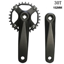 스프라켓 체인 기어 호환 MTB 자전거 스퀘어 홀 크랭크셋 104BCD 스프로킷 152mm 170mm 30T 32T 34T 36T 3