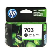 HP No.703 CD887AA CD888AA 정품잉크, 1개, 검정