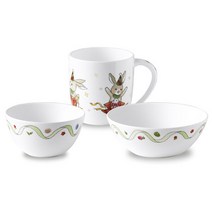 한국도자기 마이스프링1인반상기, 3p (공기1p, 대접1p, 머그1p)