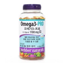 웨버 오메가3 프로 180캡슐 코스트코 피쉬오일, 1개