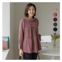 김여사 윌론 캉캉 터들 블라우스 엄마옷/마담옷/중년여성/40대/50대