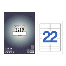 폼텍라벨 22칸100매 LS-3219(물류관리용 100X24.5mm) - 230126978EA, 본상품선택