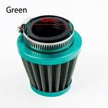 오토바이 에어 필터 범용 35mm 모토크로스 에어 폼 필터 오토바이 액세서리 6 가지 색상 판매, 15 Green   42mm