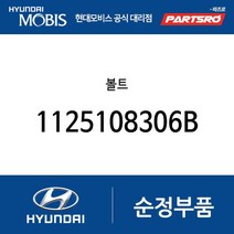 볼트 (1125108306B) 투싼 트라제XG 에쿠스 포터2 뉴 슈퍼 에어로 시티 제네시스 GV60 LF쏘나타