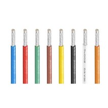 0.2~12mm 철사 반생이 와이어 스텐철사 내열 케이블 배선 소프트 pvc 12awg 14awg 16awg 18awg 20awg 22awg 24awg 26awg 28awg, 빨간색, 12 awgx1meter