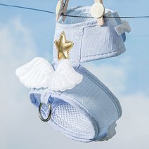 천사 날개 하네스 조끼 개줄 옷 이쁜 고양이 가슴줄, XL, 천사날개하네스조끼블루