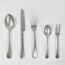 아게다 빈티지 스텐 커트러리 빈트로 디저트 양식기 스푼 포크 나이프, 빈트로 포크