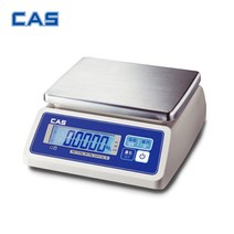 CAS 카스 방수 중량저울 SWII-3CW 3kg SWII-CW 계량 수산 주방 1g 단위 SWII-W, SWII-CW (LCD) 3kg (1g)