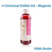 Epson 프린터 용 Canon 식용 잉크 식품 케이크 커피 초콜릿 안전 첨가제 머신, CHINA, 100ML Magenta