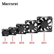 5015401040203010 냉각 터보 팬 12v24v 3d 프린터 부품 압출기 용 2pin dc 쿨러 송풍기 부품 검정색 플라스틱 팬, 24v 3010