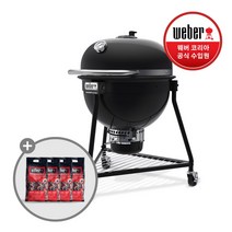 웨버 서밋 카마도 E6 차콜 그릴 61cm 브리켓 4kg 4ea 증정