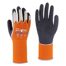 토와 XA-325 라텍스 이중코팅 손목긴형 작업장갑, L