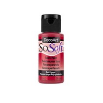 공예몰 데코아트 소소프트 섬유아크릴물감 1oz (29.6ml) / 37. 레드 페퍼