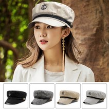 SINPAID 여성 여자 봄 여름 헌팅캡 가을 모자 자외선 햇빛 차단 마도로스 베레모 빵 여행 등산