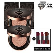 [조성아22] 새틴 핏 레이어 쿠션 (본품+리필) 1 + 1+틴트(랜덤증, 단품, 색상:PO02 피치 미디엄