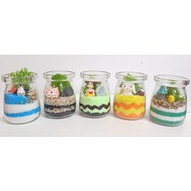 [피아트테라리움] DIY 미니테라리움 5개세트가격==1개6천원꼴 원예 원예활동 원예체험 원예프로그램 원예키트 테라리움 테라리움만들기 테라리움만들기재료 모스 모스테라리움 미술재료, 4.토끼, 1개