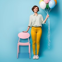 지엠퍼니처 포니오 X 인테리어 디자인 포인트체어 카페 화장대 식탁 의자, 포니오 핑크