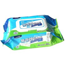 도톰한엠보싱물걸레청소포 물티슈 베이킹소다 바닥청소