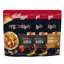 리얼 그래놀라 400g2개+ 크런치 오트 400g 1개 + 1067033