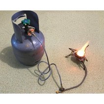 캠핑 가스 버너 스토브 부탄 이소 어댑터 LPG 용 설계되었습니다.