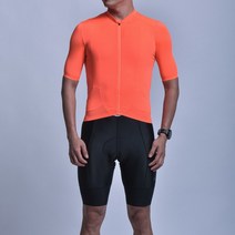 SPEXCEL 2021 New Update Top Quality Short Sleeve Cycling Jerseys Pro Team 3.0 Race Fit Cut with Last, M, 밝은 오렌지