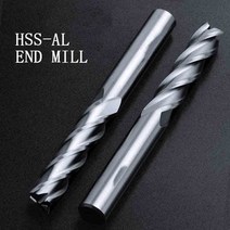 밀링커터 Xuhan 엔드 밀 고정밀 HSS 금속 코발트 D1-25mm 2 3 4 플루트 이빨 알루미늄 밀링 공구 키 인승 라우터 비트 7152EA94, 25X20DX120L, HSS-AL 3Flutes