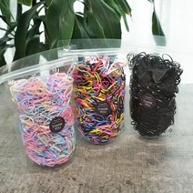 레쁘띠 유아 고무줄 머리끈 대용량 100g 50g kc인증