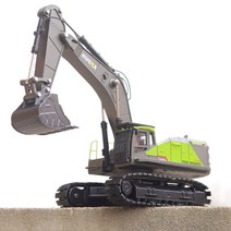 굴삭기 모형 포크레인 장난감 굴착기, 트레일러+굴삭기(오렌지)