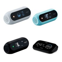 휴마아이 휴마테크 가정용 미세먼지 측정기 실내 공기질 차량 초미세먼지 이산화탄소 VOC 온도 습도, 3번.블랙