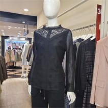 블루페페 SH02 넥라인 시스룩블라우스BK 222PSC901