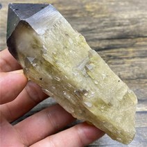 원석 스피릿 쿼츠 파인애플 스톤 천연 크리스탈 힐링 지오드 타워 미네랄 표본 레이키 풍수 원시 장식품 홈 데코, 322g