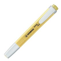 스타빌로 스윙쿨파스텔형광펜(4.0mm 6가지색상선택가능), 1개, 밀키 옐로우