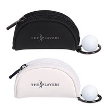 THE PLAYERS Two Ball 골프공 파우치 보관주머니 2개, 화이트
