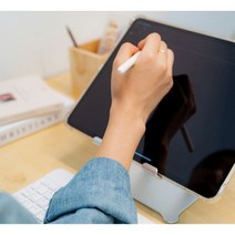 프리미엄 아이패드 갤럭시탭 태블릿 노트북 거치대 드로잉 책상 받침대, 프리미엄 실버