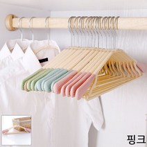 티셔츠 슬림 방지 니트 나시 미끄럼 옷걸이 핑크5개 _ 20230225EA, 쿠팡 1, 쿠팡 본상품선택, 쿠팡 본상품선택