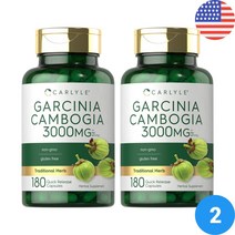 가르시니아 캄보지아 식욕 억제제 지방 감소 3000mg 2병, 180캡슐