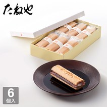 일본과자 타네야후쿠미 텐페이 6개입 화과자 나카모나 수제 모나카 연말 연하 백중 어머니의 날 경로의 과자, 무지노시(홍백접결)