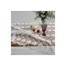 블라썸 웨딩 레이스 테이블보 식탁보 2인 4인 6인.앤코튼, 직2(100x130)