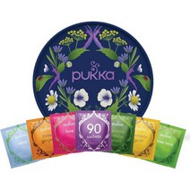 푸카 Pukka 허브차 셀렉션 6종 세트 박스 90티백, 3팩, 3팩