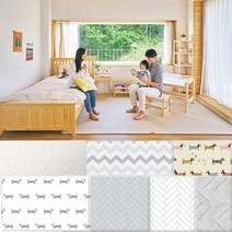 고려화학 에코 PVC 놀이방매트 140x230x1.2cm층간소음매트거실매트, 1.레몬드랍