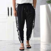 카모 삼선 트랙 배기 조거팬츠