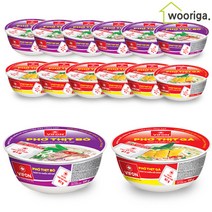 비폰 베트남 쌀국수 컵라면120g 소고기맛 6개+ 닭고기맛6개